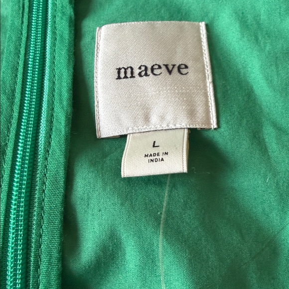 Anthropologie Dress by Maeve Halter V-Neck Drop-Waist Midi SIZE LARGE NEW - Picture 6 of 7